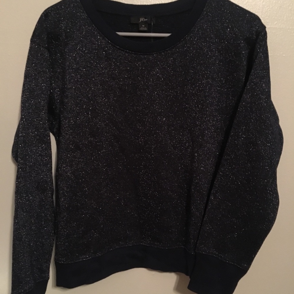 sparkly navy blue sweater. nwt never worn